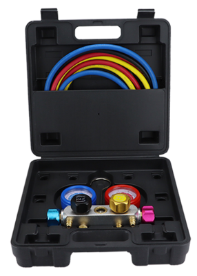 4-Valve Manifold Gauge Set