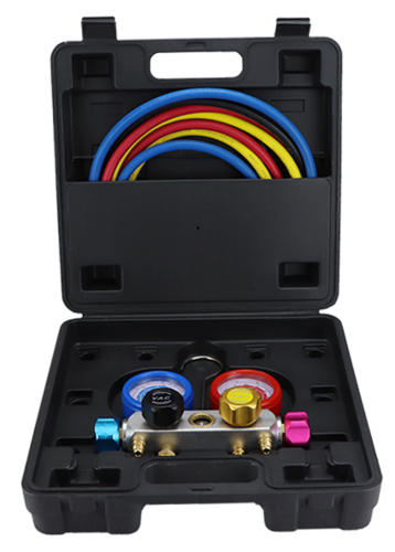 4-Valve Manifold Gauge Set